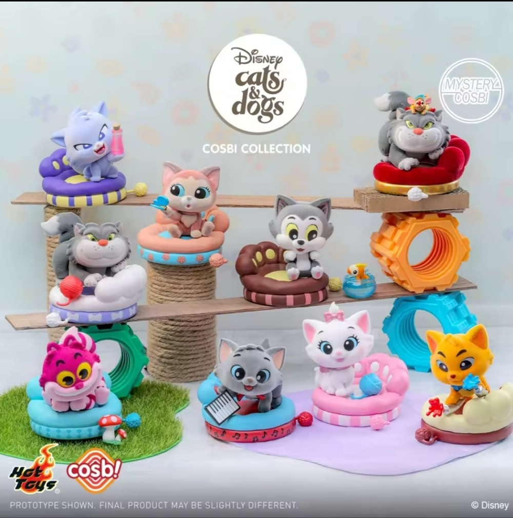 Disney Cats And Dogs Cosb! Collection Figure Lucifer Cat From Cinderella